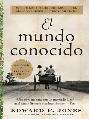 cover image of Known World, the \ El mundo conocido (Spanish edition)